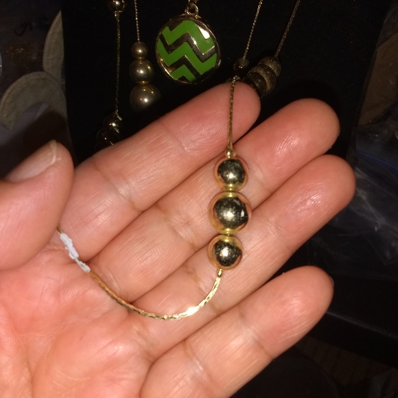 LUXURIOUS!/ 11 LOT GOLDEN MIXED JEWELRY - Picture 11 of 12